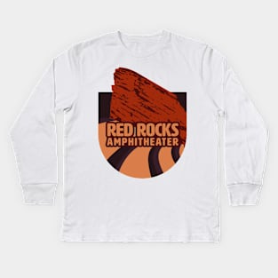 Red Rocks Amphitheater Kids Long Sleeve T-Shirt